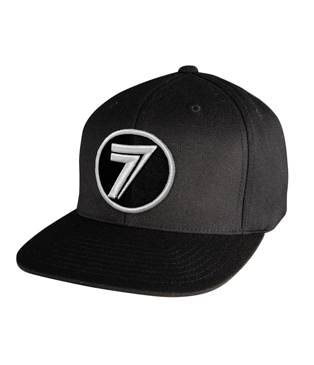 Dot Patch Hat - Black