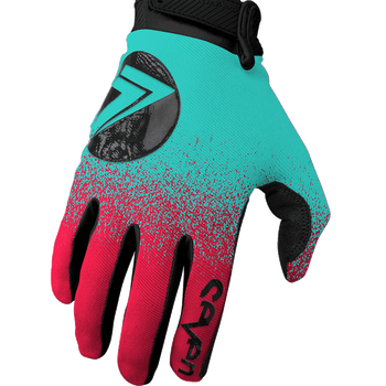 Annex 7 Dot Glove - Flo Red/Blue