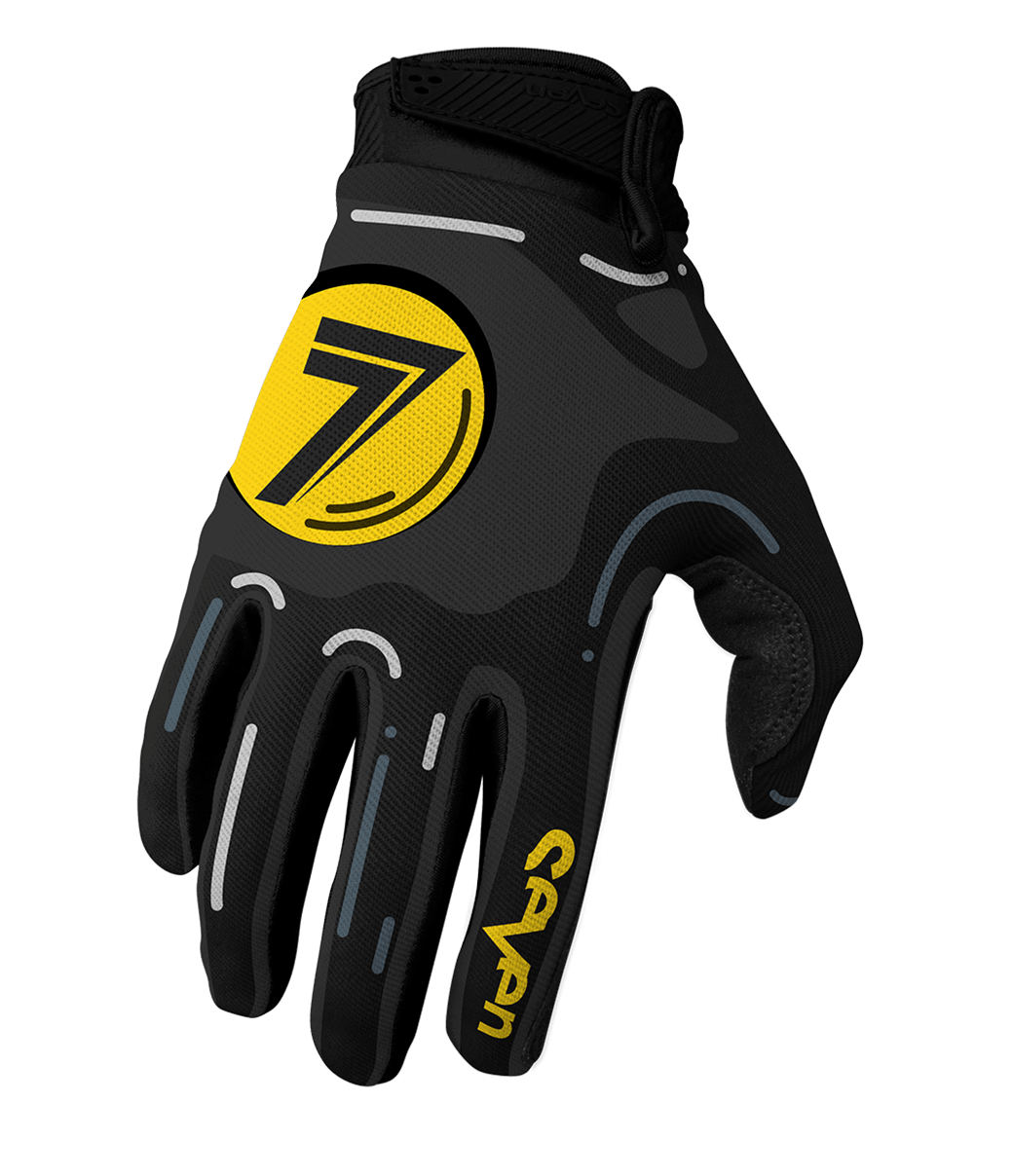 Annex Hijack Gloves - Black/Yellow