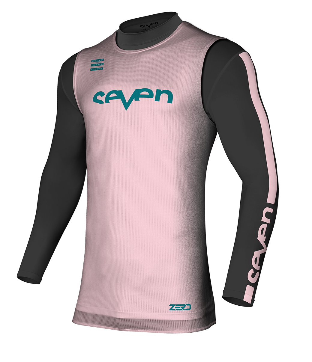 Zero Compression Jersey - Charcoal/Rose