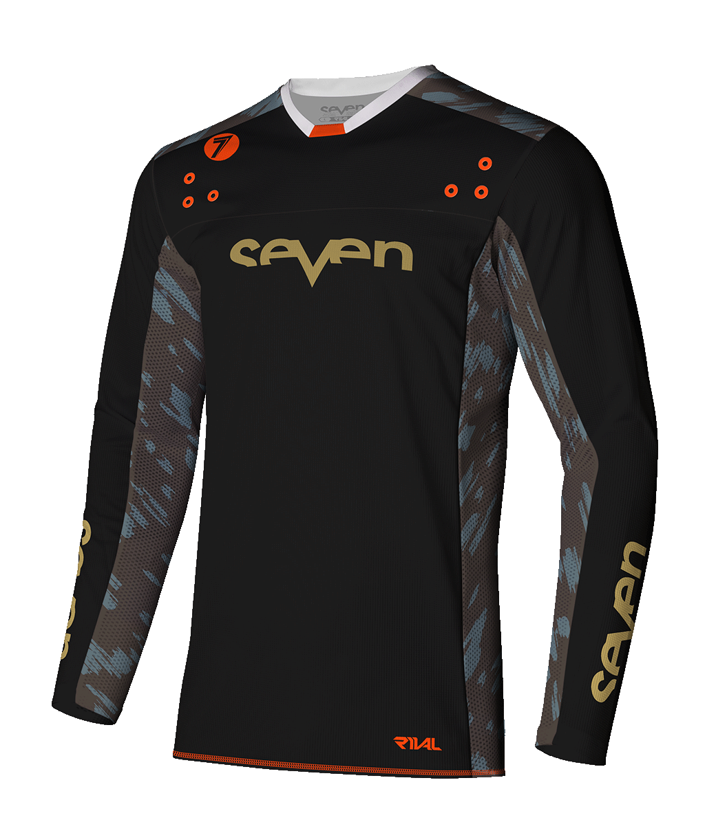 Rival Clash Jersey - Black/Brandy