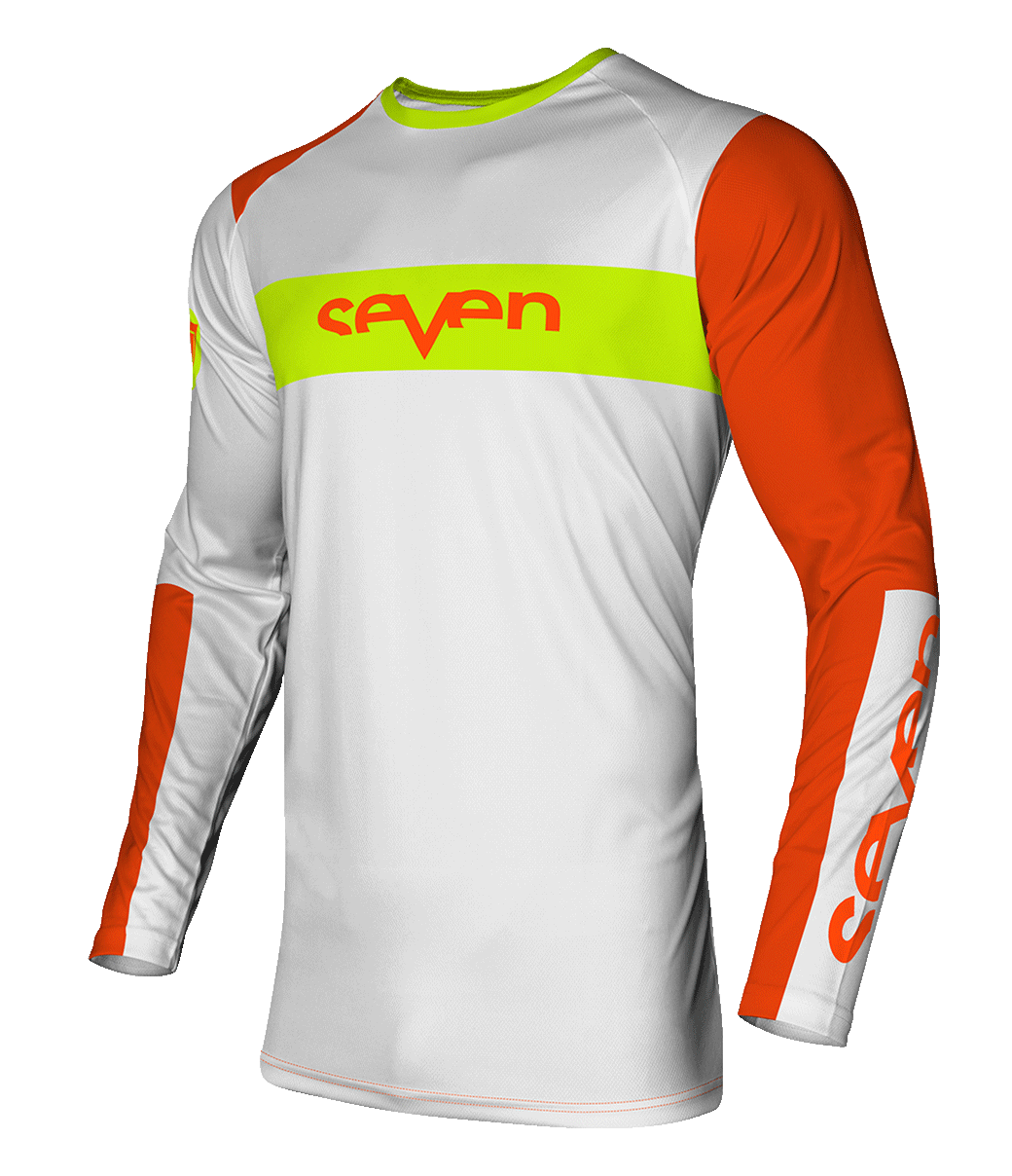 Vox Fracture Jersey - White/Flo Orange