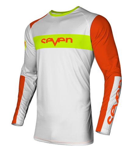 Vox Fracture Jersey - White/Flo Orange