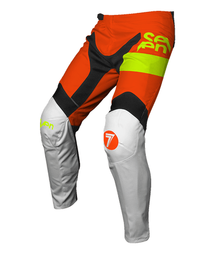 Vox Fracture Pant - White/Flo Orange