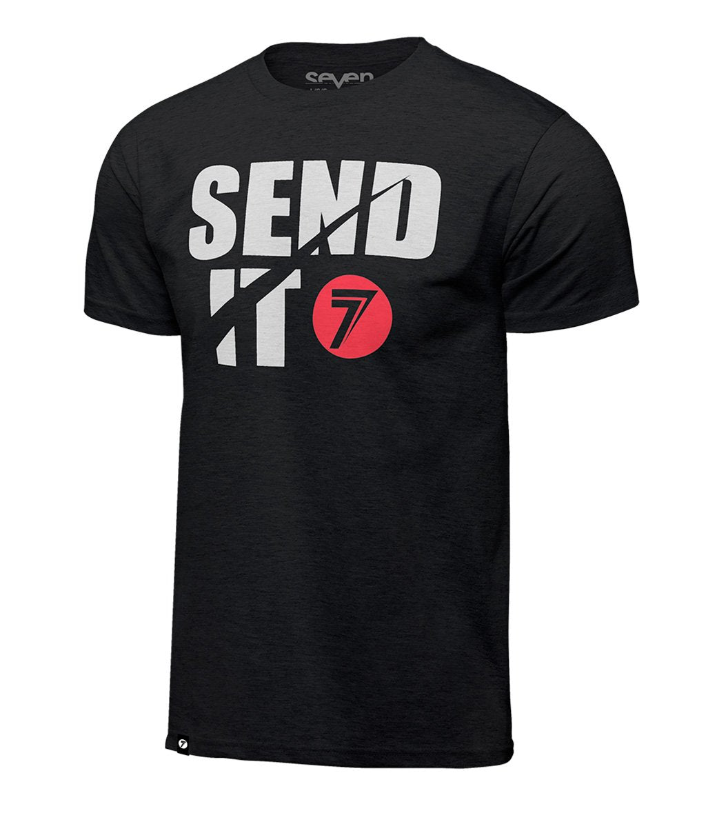 Send-It Tee - Black Heather (Small Only)