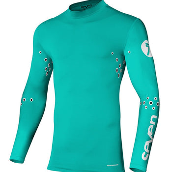 Zero Laser Cut Compression Jersey - Aqua Lite