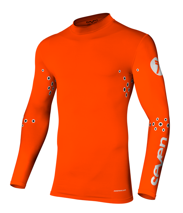 Zero Laser Cut Compression Jersey - Flo Orange